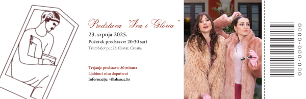 Predstava "Iva i Gloria" - Villa Banac, Cavtat (23.7.2025.)
